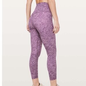 🌸 Lululemon Align Pant II 25” • Arabesque Smoky Quartz • Size 4 ✨